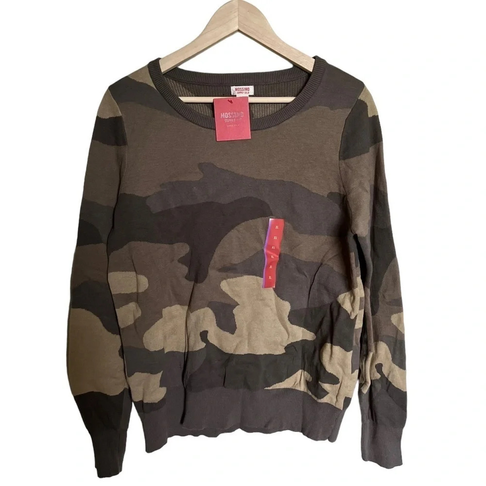 Mossimo • Camoflauge Crew Neck Sweater